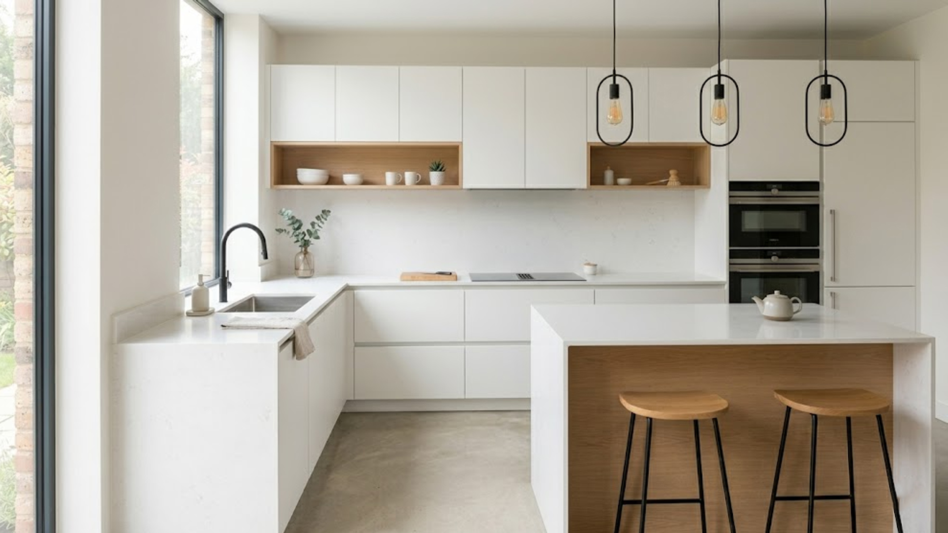 Modern minimalist kitchen renovation Menlyn Pretoria