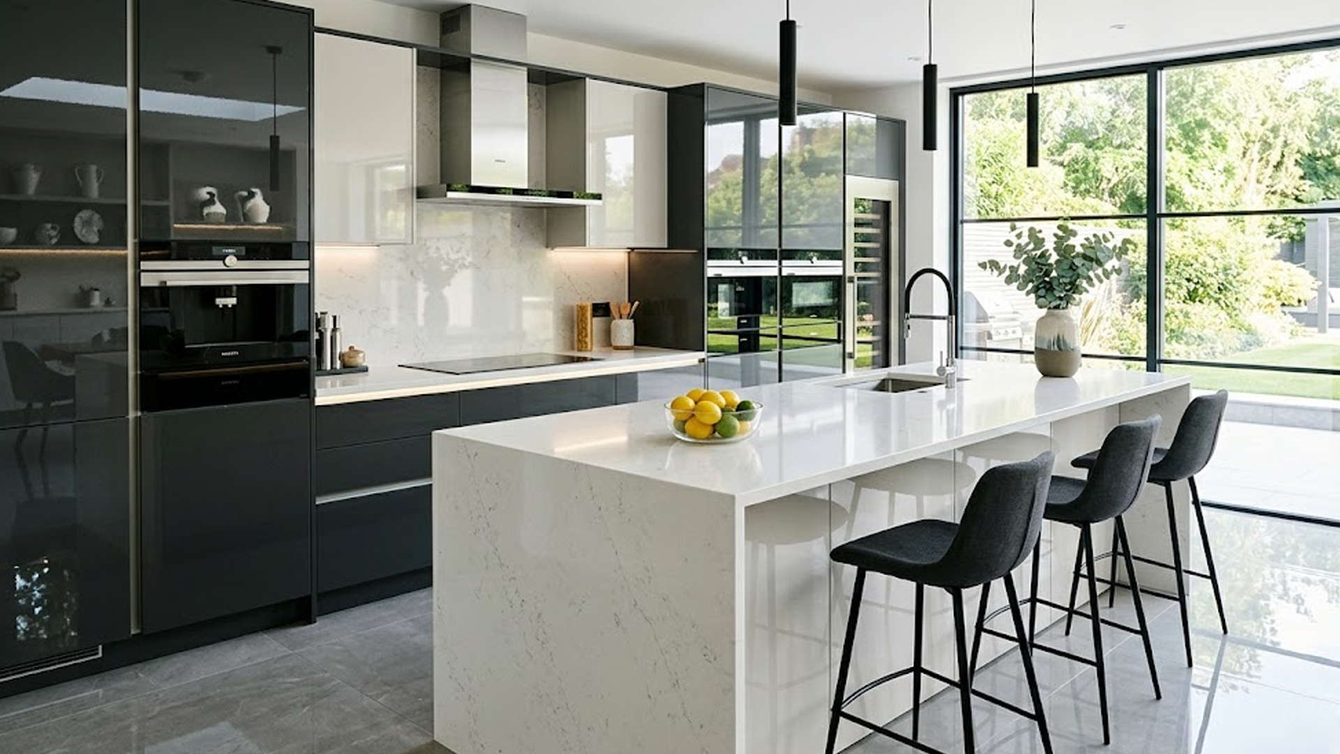 High gloss white kitchen renovation Centurion