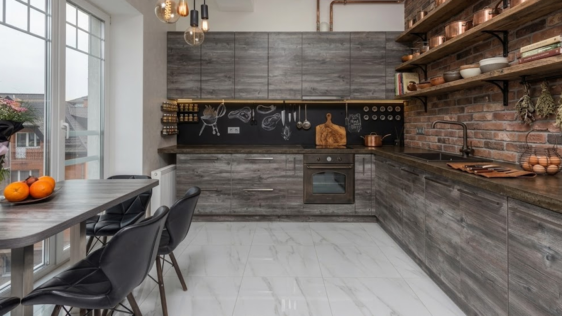Industrial style kitchen renovation Lynnwood Pretoria